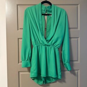 ⚜️ Superdown Kaycie drape neck romper small